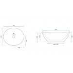 Накладной умывальник Rea Sofia Mini White Накладной умывальник Rea Sofia Mini White